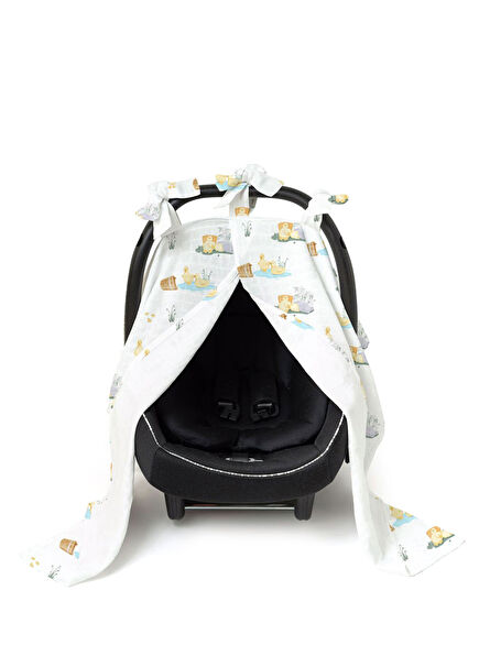 Little Duckling Muslin Girl Baby Stroller Cover