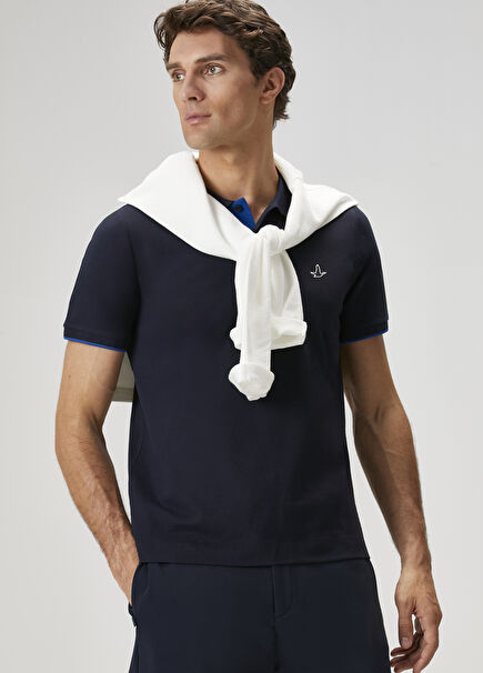 X Anadolu Efes Lacivert Polo Yaka T-shirt