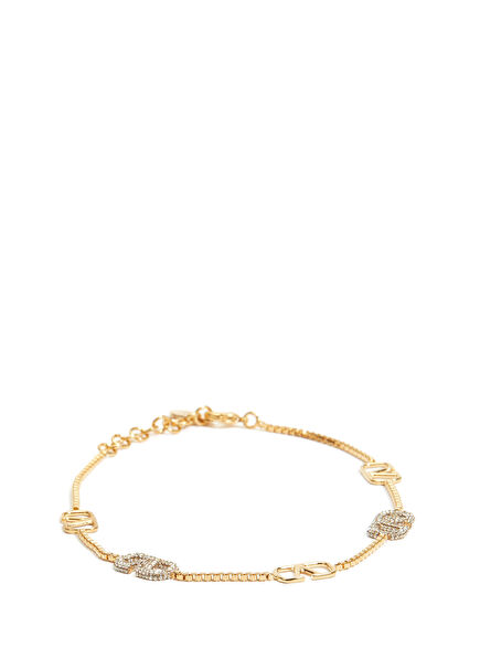 Logo Detailed Womens Bangle