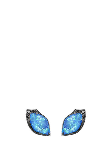 Pırlanta Detaylı Kadın Altın Küpe