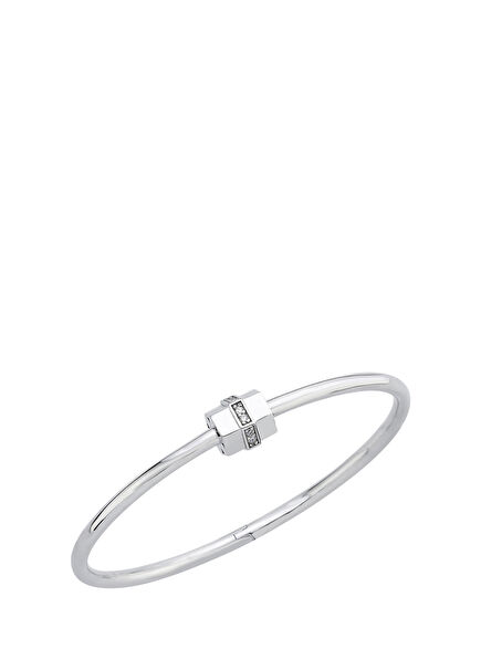 Diamond Detailed Men's Gold Bracelet