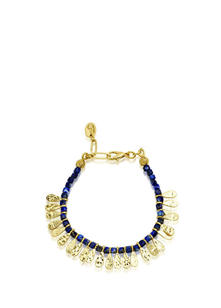 Golden Lapis Altın Kaplama Kadın Bileklik