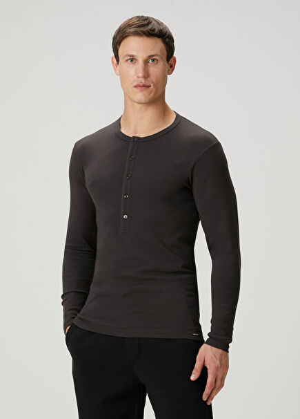 Dark Khaki Pajama Top