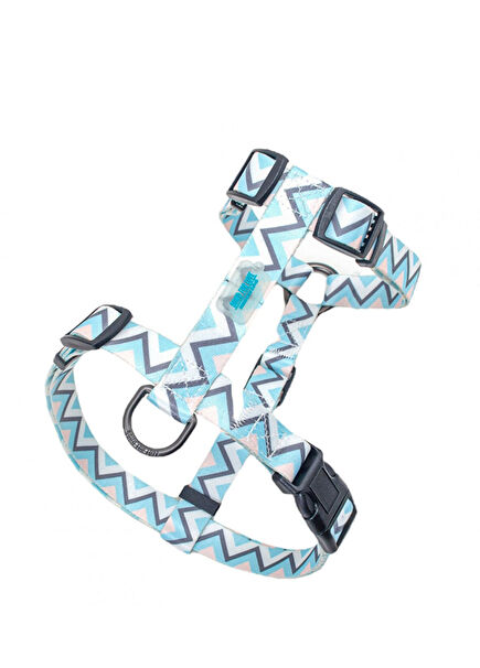 Wave Blue Spider Model Ispet Light Blue Dog Harness
