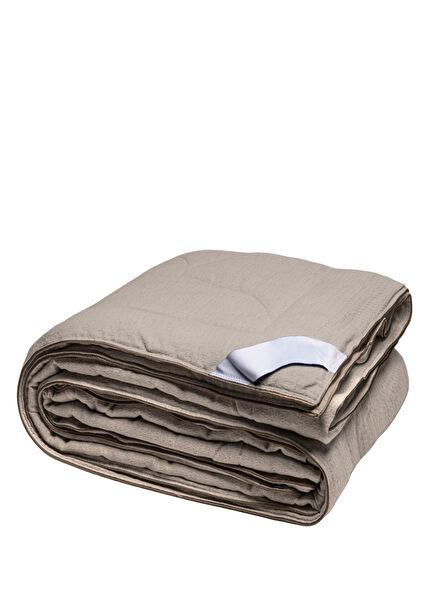 Ystad Linen Tencel Beige Single Comforter