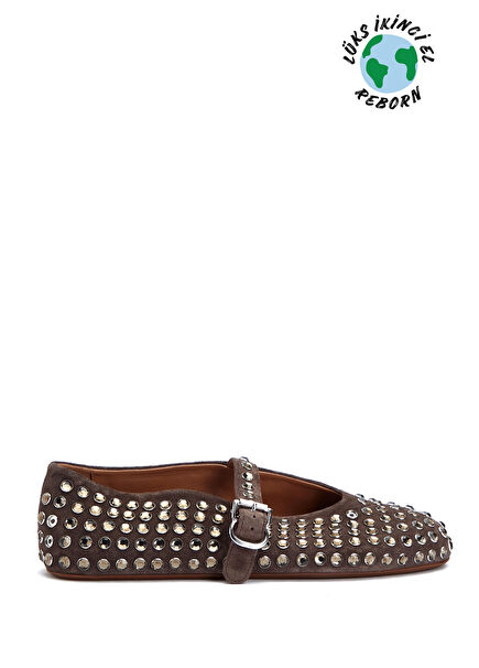 Alaia women's ballet flats