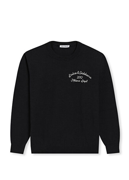 Lacivert Erkek Çocuk Yün Kazak