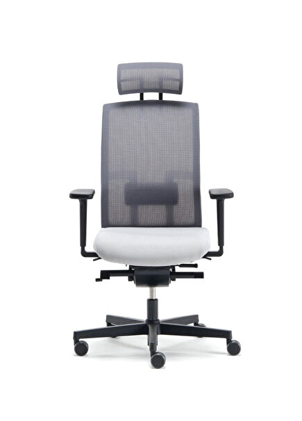 Me Too Grey Black Headboard Work Chair