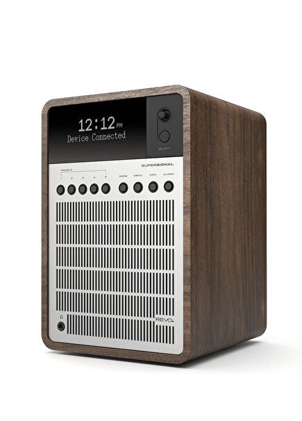 Süper Signal Ceviz Gümüş Bluetooth'lu Fm Dijital Radyo