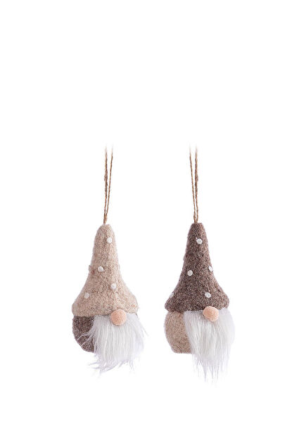 Jimmie Santa Claus 2-Pack Christmas Ornament