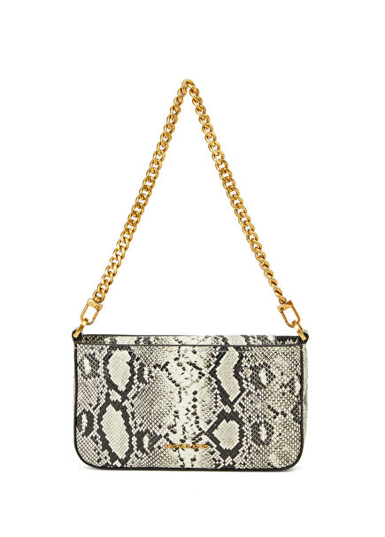 Bryant Small Bej Siyah Kadın Deri Çanta