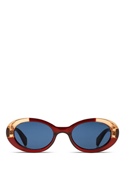 Ana Burgundy Coral Unisex Sunglasses