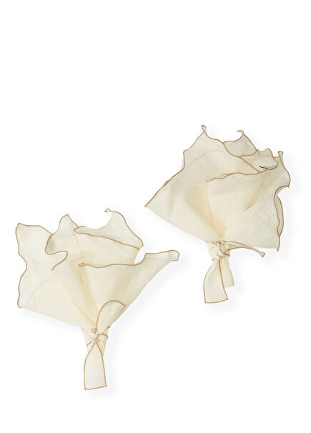 Ekru 2'li Peçete Seti