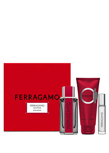 Red Leather EDP 100 ml + 10 ml + Duş Jeli 100 ml Erkek Parfüm Seti