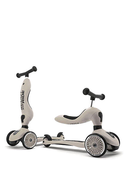 Highwaykick 1 2'si 1 Arada Oturaklı 3 Tekerlekli 1-5 Yaş Çocuk Scooter