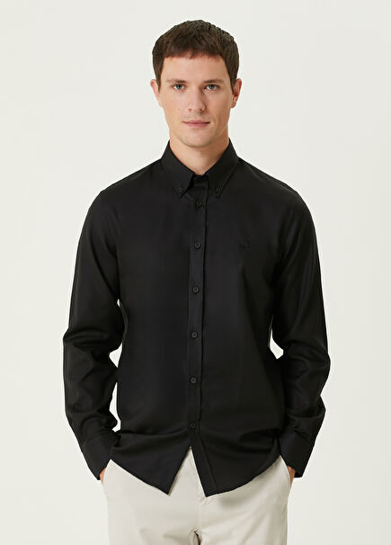 Black Comfort Fit Shirt