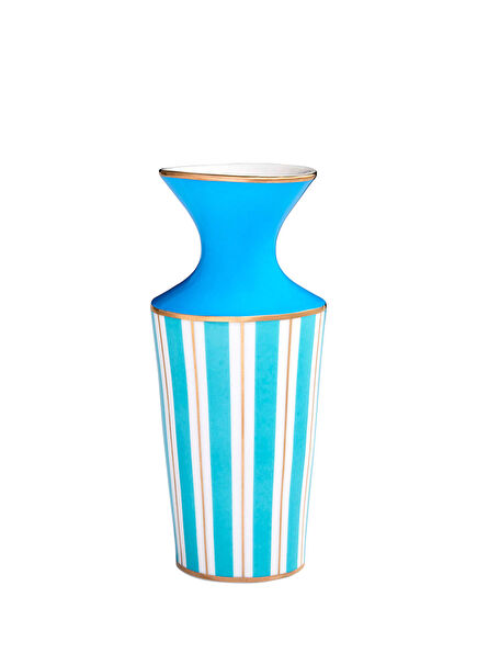 Portofino Blue Ceramic Vase