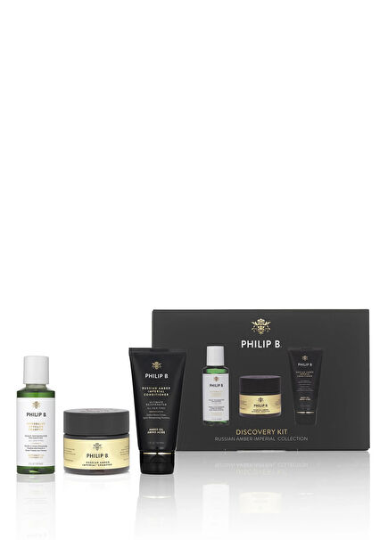 Russian Amber Imperial Collection Discovery Hacim ve Parlaklık Veren Şampuan ve Saç Kremi 2'li Set