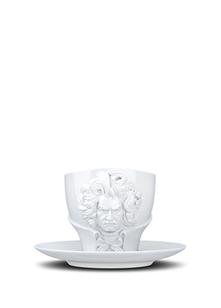 Ludwig van Beethoven Flair Cup White Porcelain Teacup