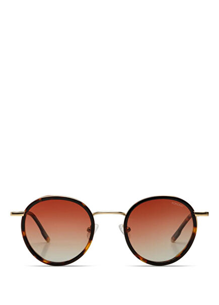 Pete White Gold Tortoise Blond Wing Metal Unisex Sunglasses