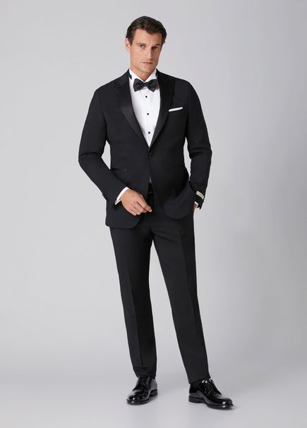 Custom Fit Beyaz Smokin Gömleği