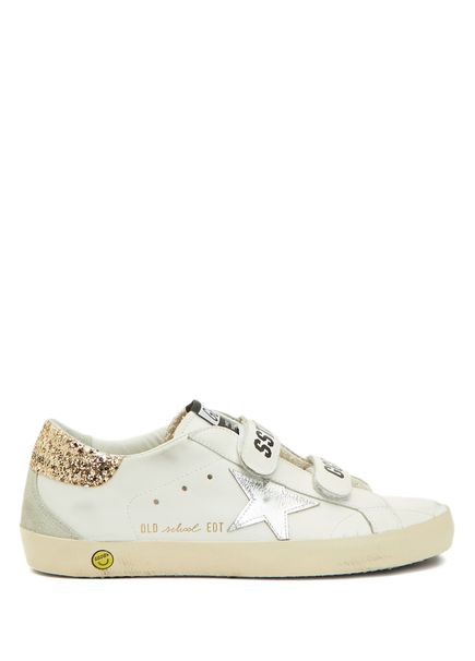Old School White Unisex Kids' Suede Sneakers