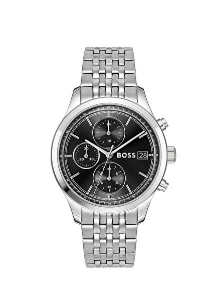 HB1514328 Metalik Gri Çelik Erkek Kol Saati