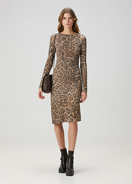 Leopard Midi Dress