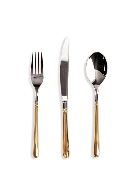 Silvia Decorated 84 Piece Cutlery Set