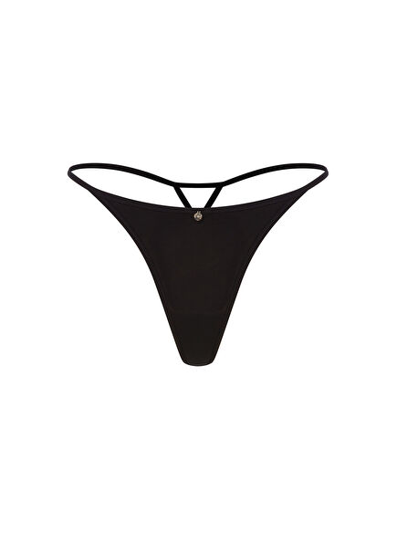 Forget Me Not Black Women's Thong