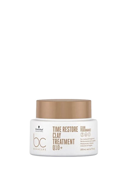 Q10+ Time Restore Olgun ve Kırılgan Saçlar İçin Kil Saç Bakım Maskesi 200 ml 