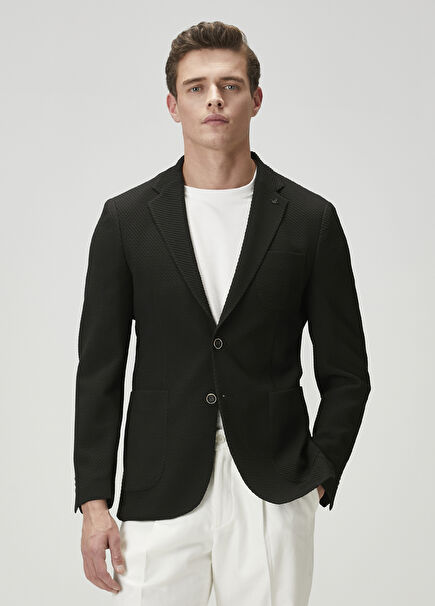 Black Knitted Jacket