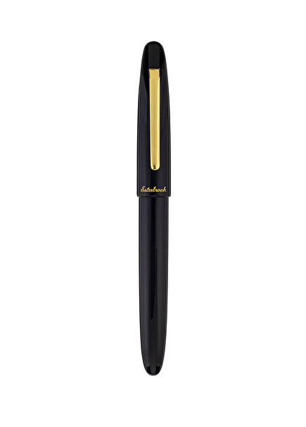 Estie Ebony Fine Tip Gold Fountain Pen