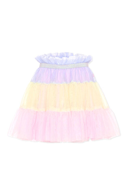 Multicolored Girls Tulle Skirt