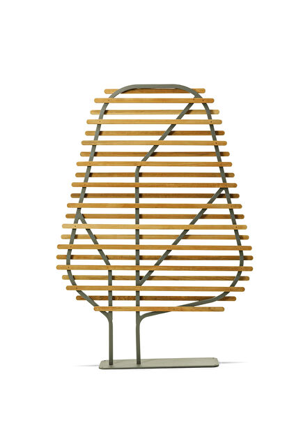 Clostra Teak Grey Aluminum Screen