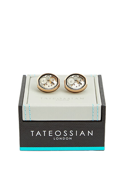 Silver Gold Kol Düğmesi