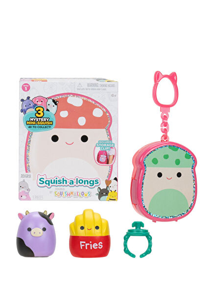 Squish-a-longs 3 Seri 1 Figür ve Yüzük Çantalı Sürpriz Oyuncak