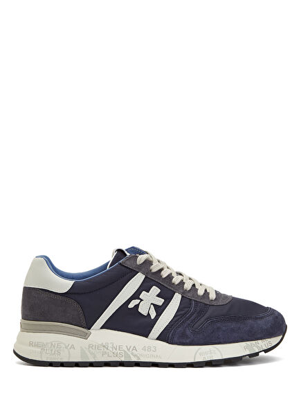 Lander Navy and White Men's Sneakers