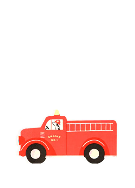 Firefighter Pattern 16-pack Napkins