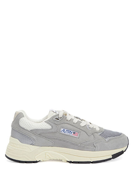 Hyperway Gri Kadın Süet Sneaker