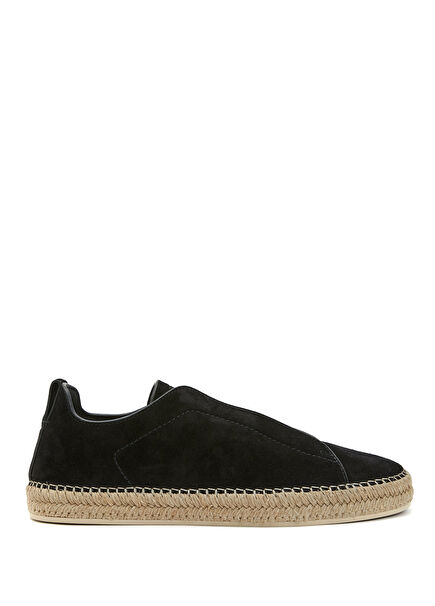 Black Men's Leather Sneakers
