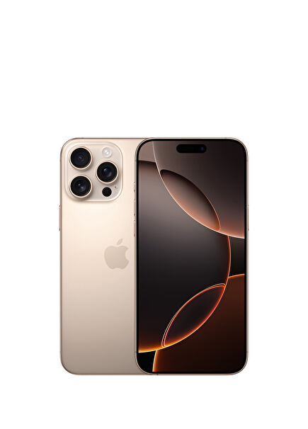iPhone 16 Pro Max 512GB Çöl Titanyum Akıllı Cep Telefonu MYX23TU/A