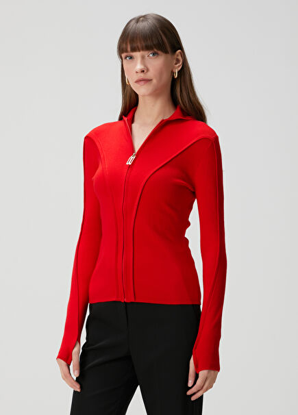 Kırmızı Yün Triko