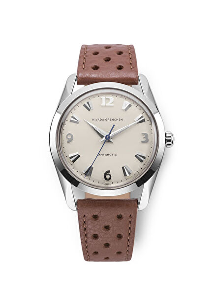 Antarctic Eggshell White Brown Men's Watch
