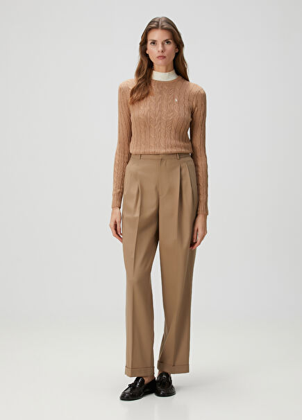 Camel Wool Pants