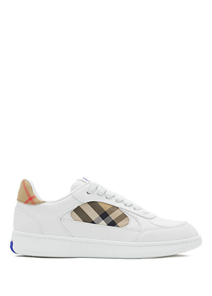 Mix Leather And Terrace White Women's Sneakers