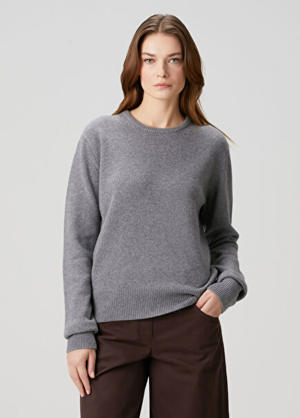 Lana Grey Wool Sweater