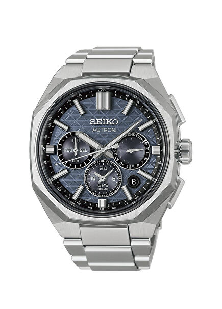 HAB001J1 Astron GPS Metalik Gri Titanyum Erkek Kol Saati
