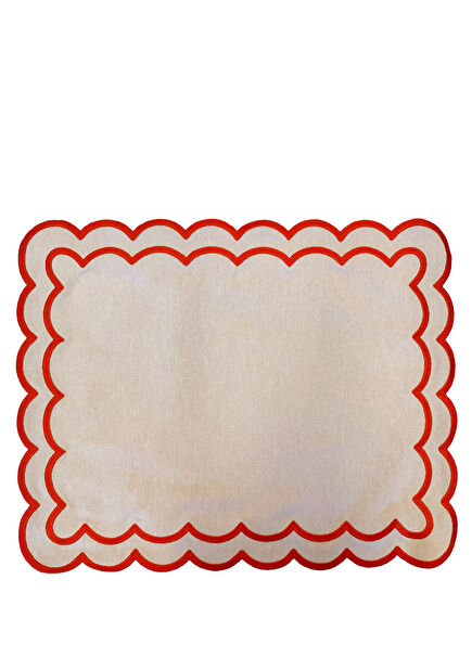 Florence Beige 2 Piece American Service and Napkin