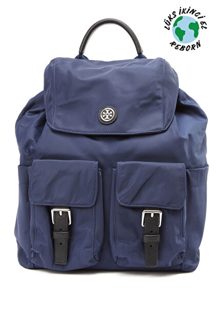 Tory burch nylon flap backpack
